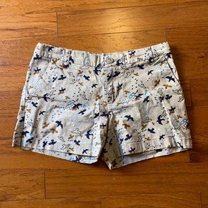 Patagonia Bird Pattern Shorts // Size 4